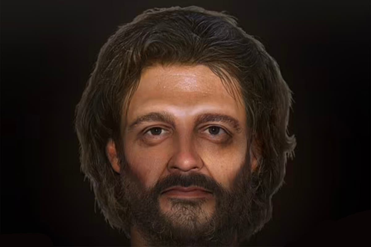 Forensic scientist reveals face of the only person discovered crucified in Britain