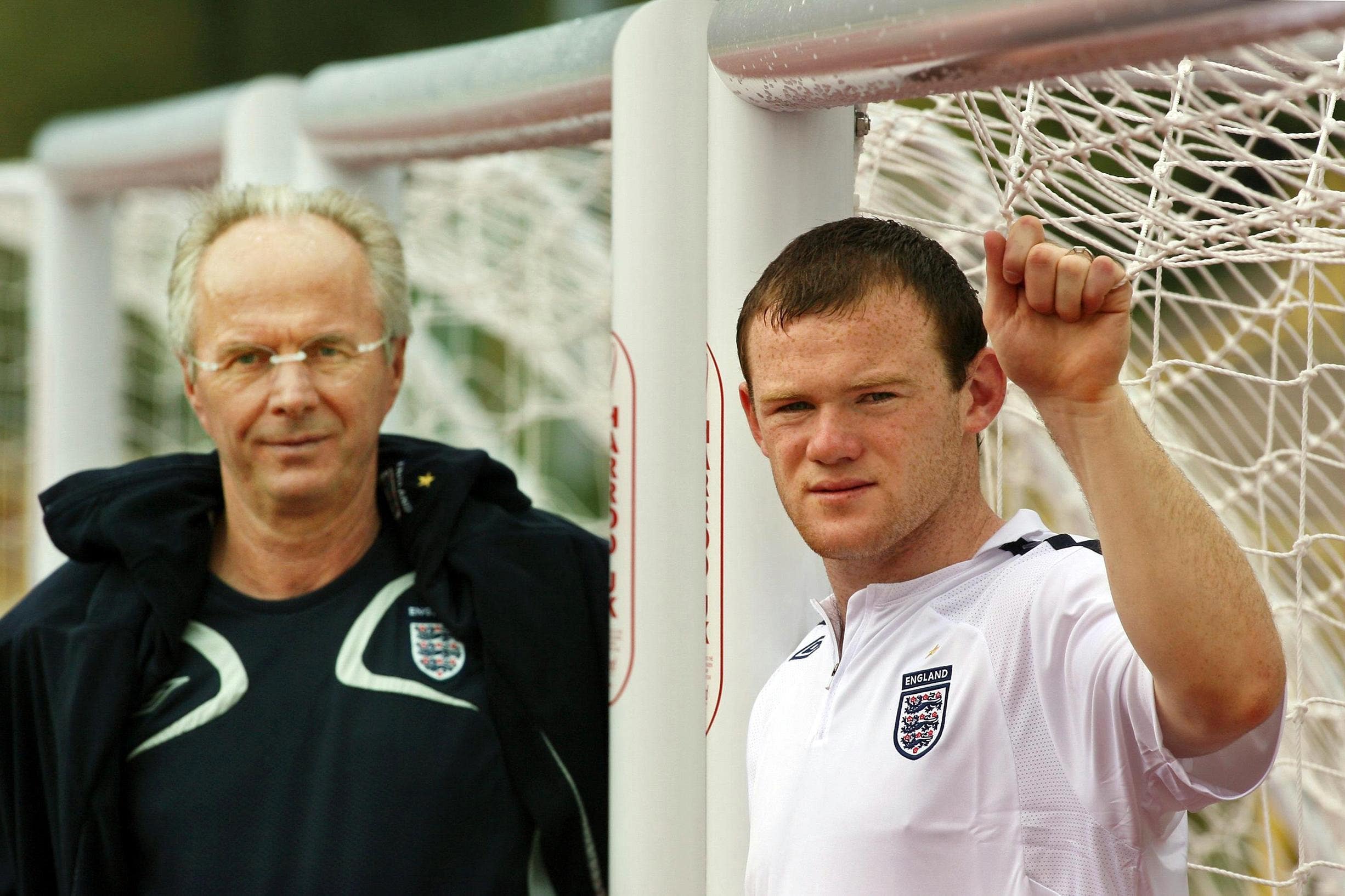 Sven-Goran Eriksson e Wayne Rooney, Inglaterra (Foto: The Independent)