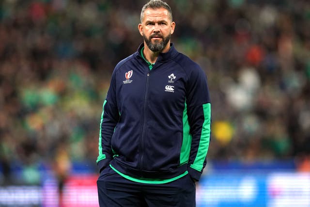 Andy Farrell has been rewarded for his work as Ireland head coach (Gareth Fuller/PA)