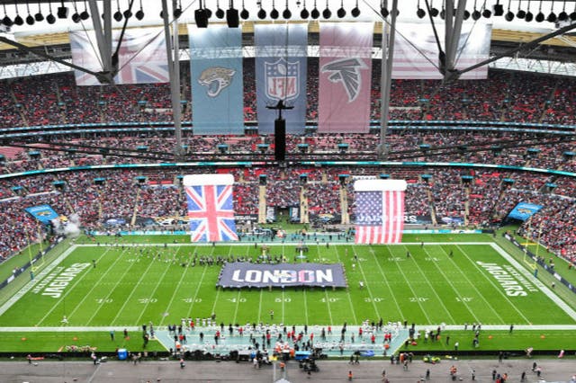 <p>The NFL is bringing three games to London in 2024 </p>