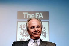 Sven-Goran Eriksson, manager of England’s golden generation, dies aged 76