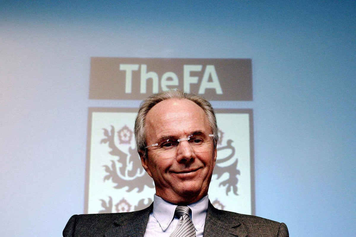 Sven-Goran Eriksson, manager of England’s golden generation, dies aged 76