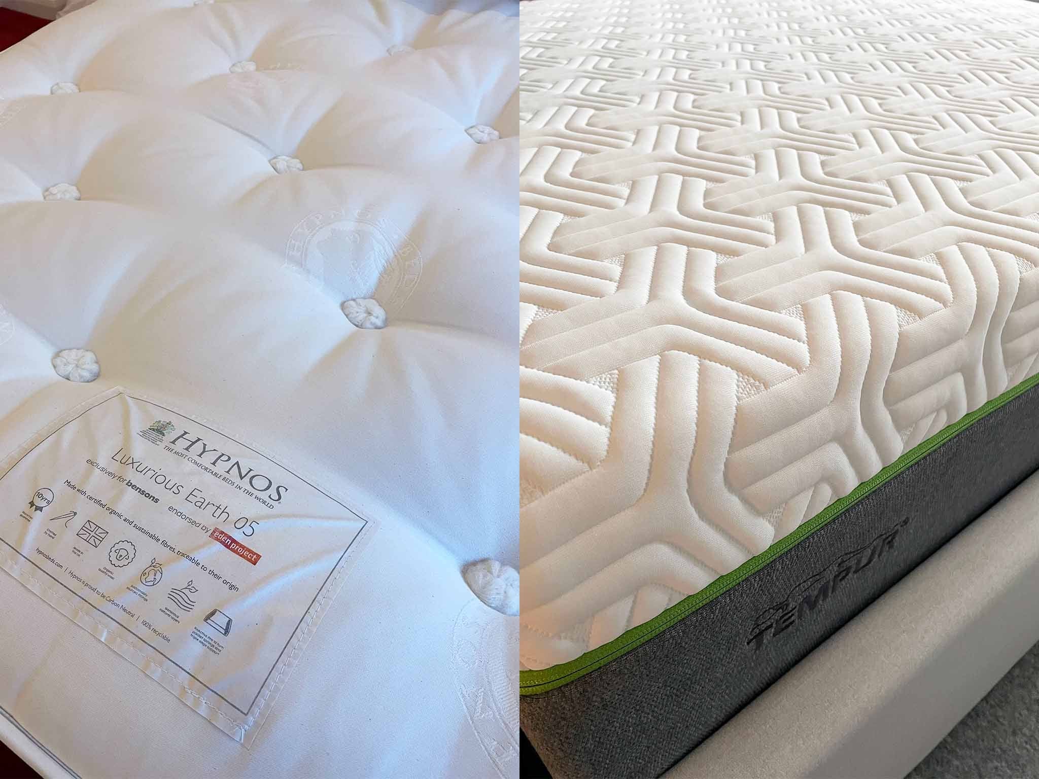 A selection of the best mattresses we tested for this review
