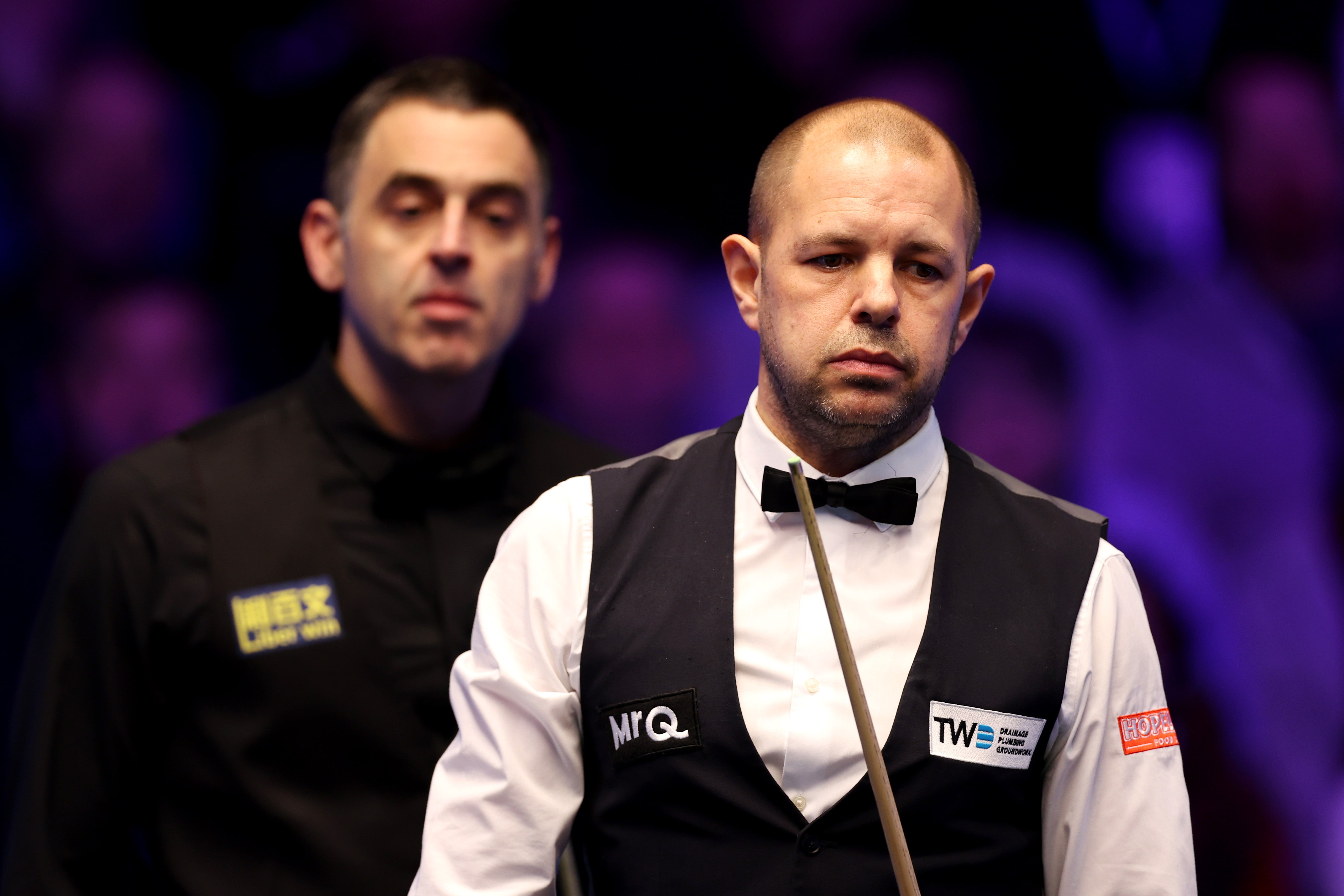 Hawkins struggled to capitalise on O’Sullivan’s errors