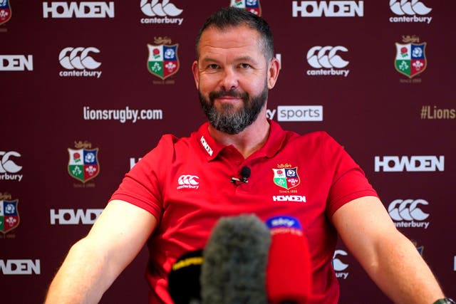Andy Farrell has been appointed Lions head coach (Yui Mok/PA)