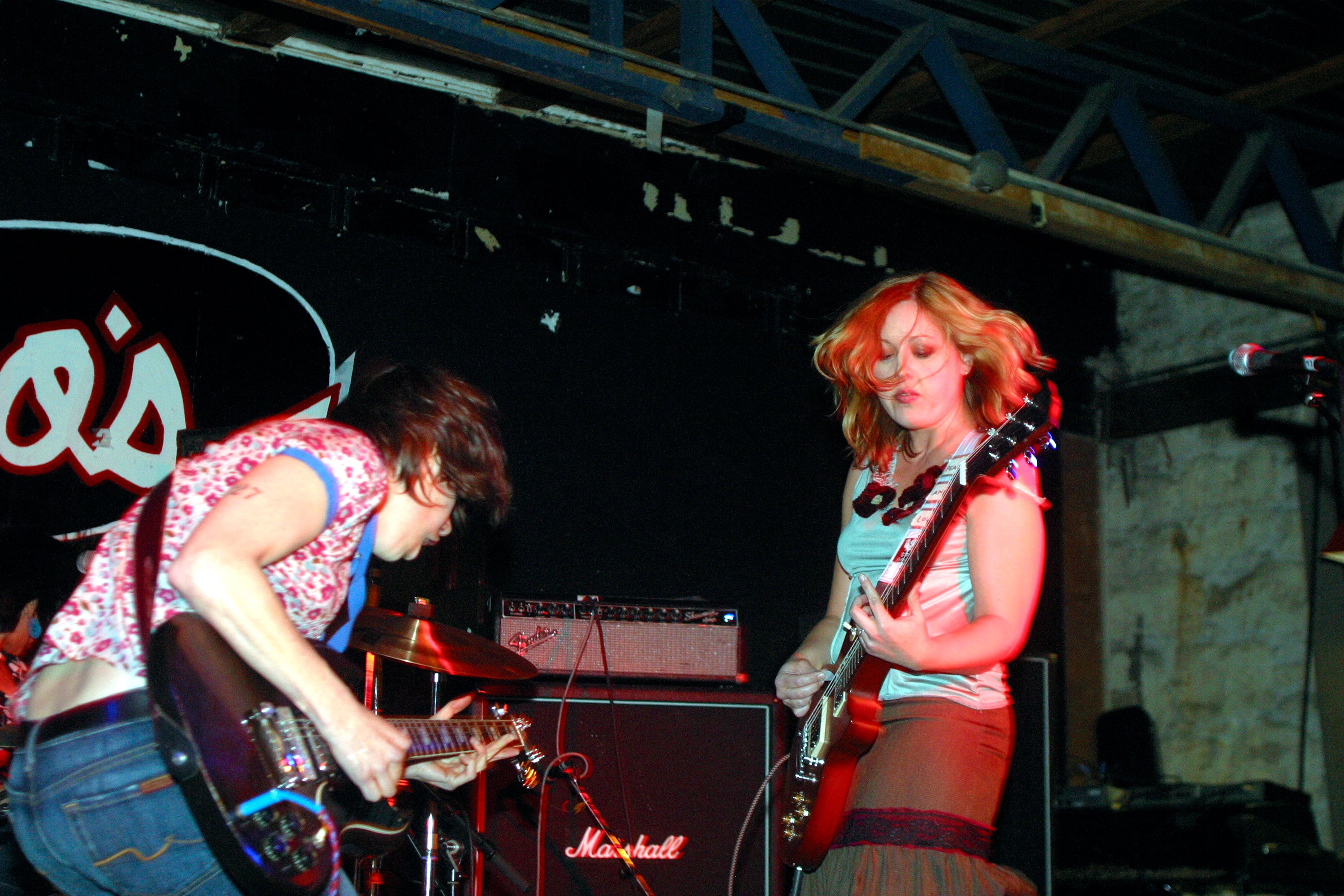 Sleater-Kinney perform during the South West Music Festival in Austin, Texas, in 2005