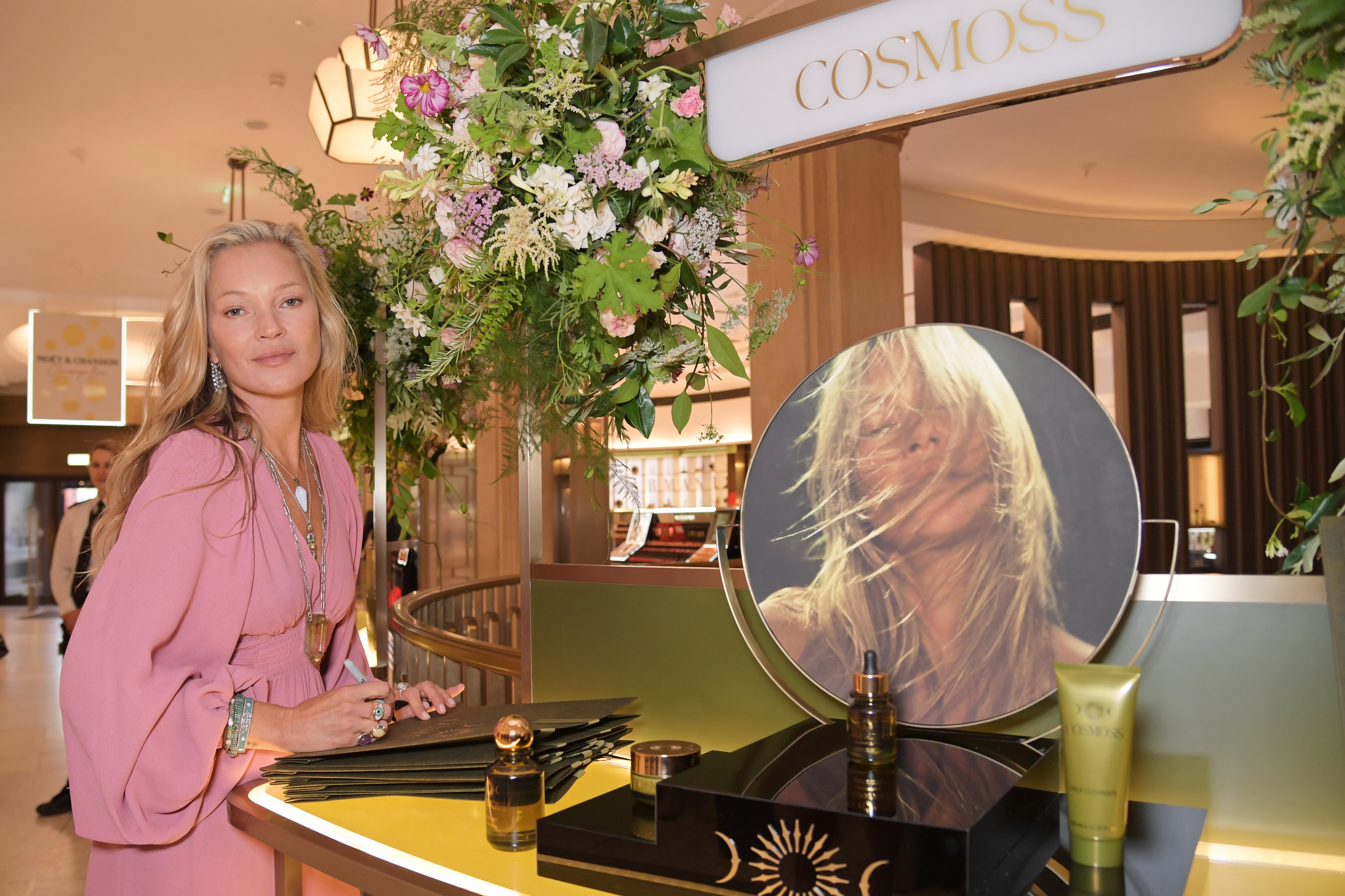 Moss launches her Cosmoss brand in Harrods in 2022
