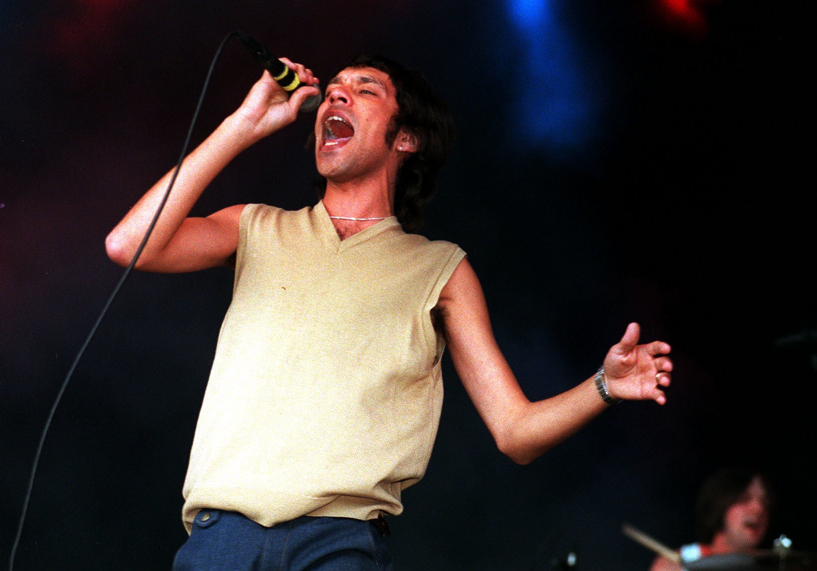 Shed Seven performing at a festival in 1999