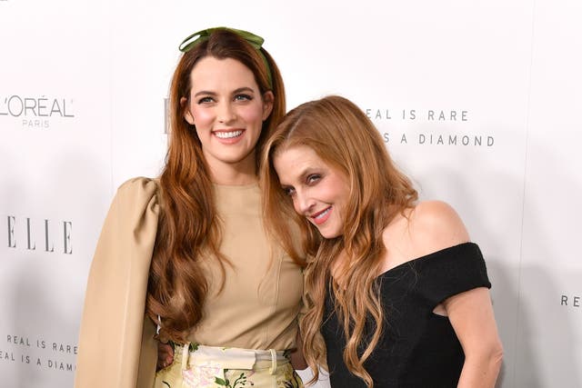 <p>Riley Keough and Lisa Marie Presley attend Elle’s Women in Hollywood Celebration, 2017</p>