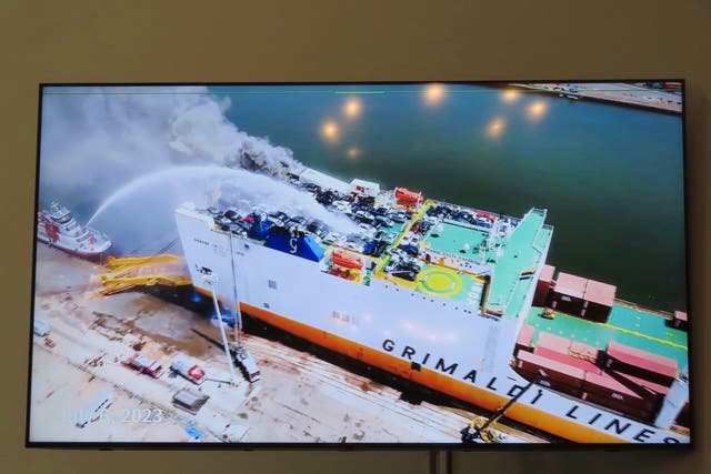Fatal Cargo Ship Fire