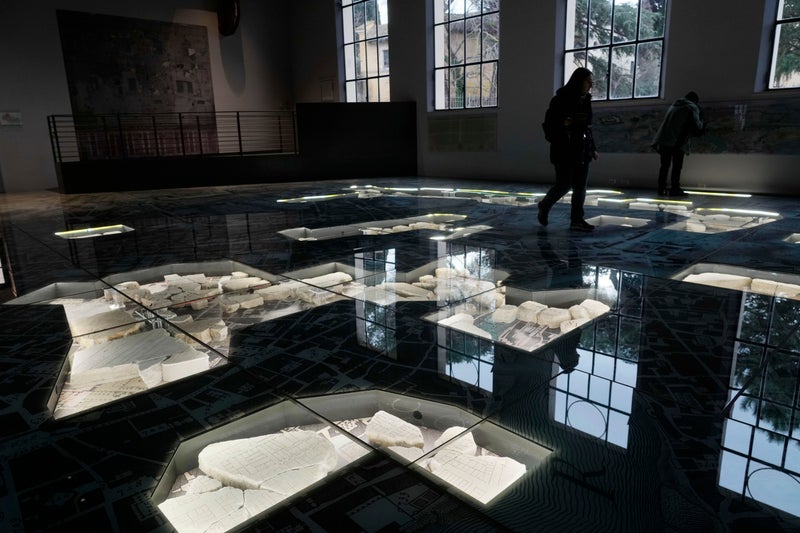 New archaeological museum contains original marble map from Ancient Rome