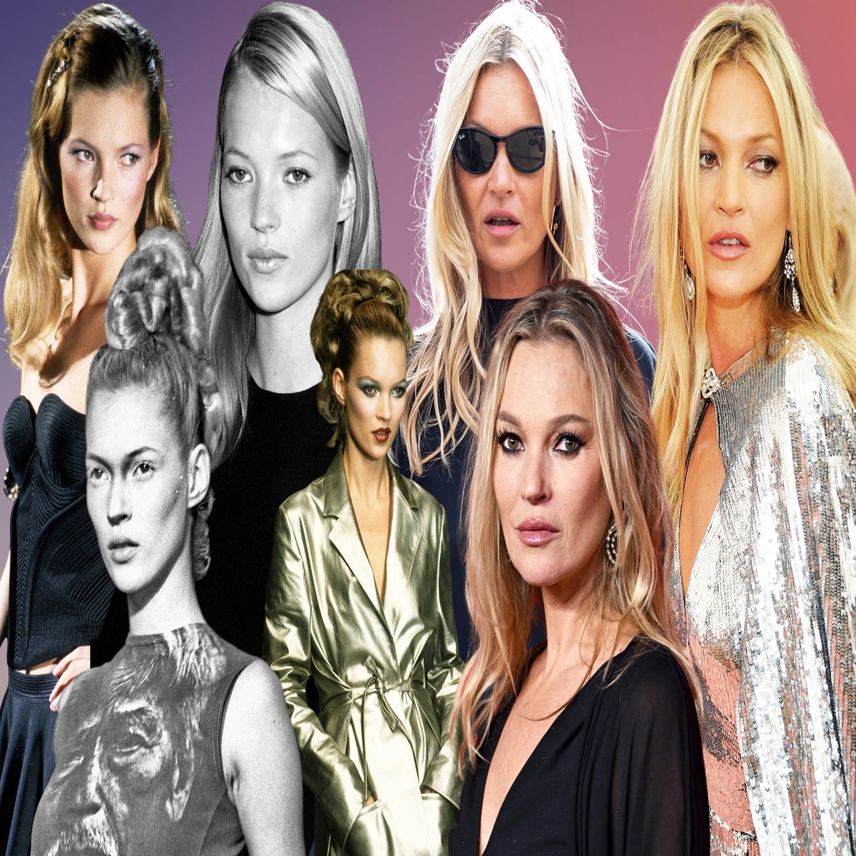 kate moss 50th birthday dress at 50: Why she is finding ageing harder that the rest of the 'Mossy Possse' wedding gowns I am obsessed with Dress's Color:4#-Pink