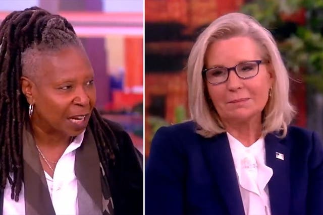 <p>Whoopi Goldberg urges Liz Cheney to run 2024 campaign and stop Trump.</p>