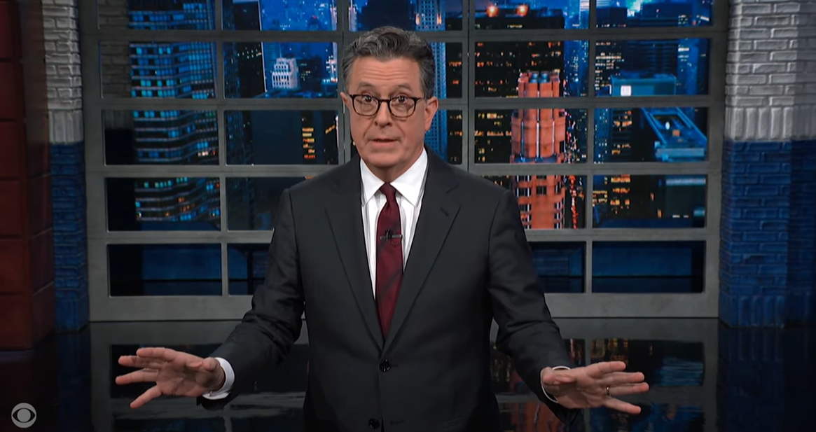 Stephen Colbert roasted Donald Trumps closing argument tirade in civil trial