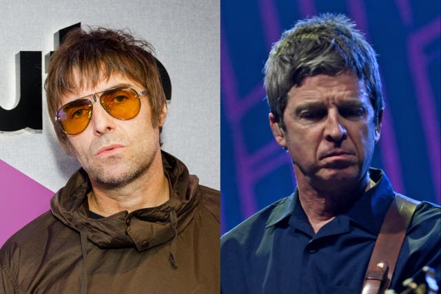 <p>Liam Gallagher and Noel Gallagher</p>