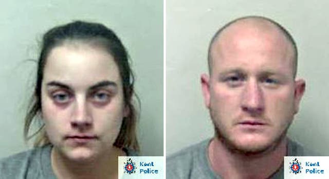<p>Sian Hedges, 27, and Jack Benham, 35, were sentenced to life imprisonment for the murder of toddler Alfie </p>