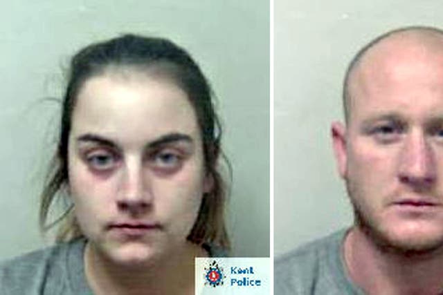 <p>Sian Hedges, 27, and Jack Benham, 35, were sentenced to life imprisonment for the murder of toddler Alfie </p>