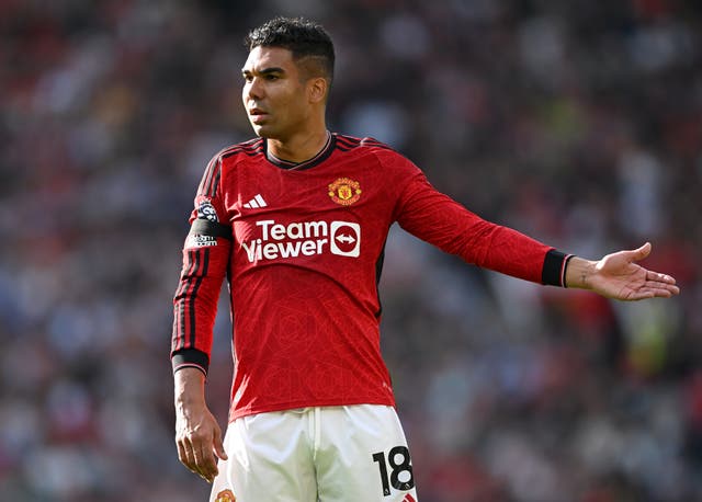 <p>Casemiro is back in contention to play for Manchester United</p>
