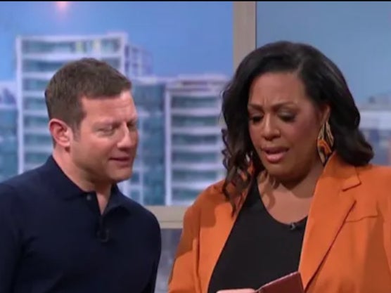 ‘This Morning’s Dermot O’Leary distracted as Alison Hammond’s phone goes off live on-air