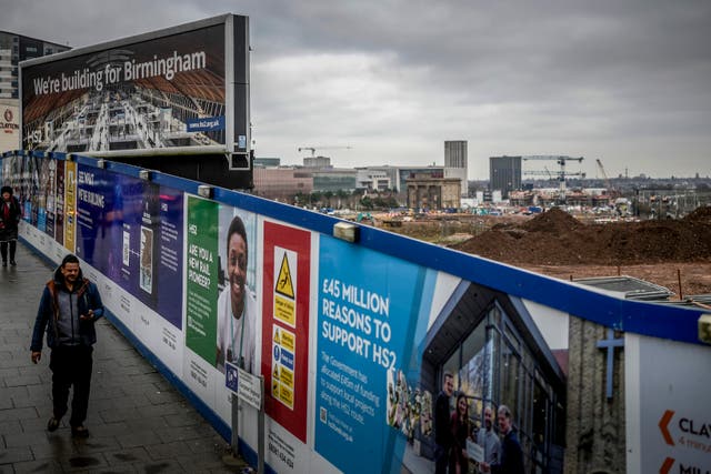 <p>Birmingham’s HS2 station is still going ahead, with the construction site at Curzon Street</p>