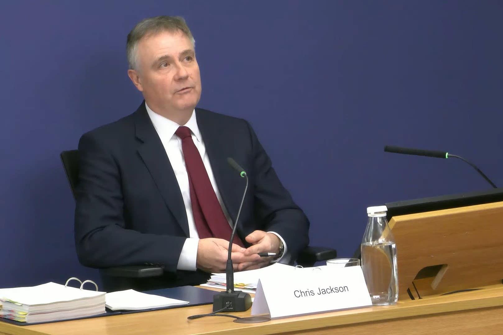 Chris Jackson gave evidence at the inquiry on Friday (Post Office Horizon IT Inquiry/PA)