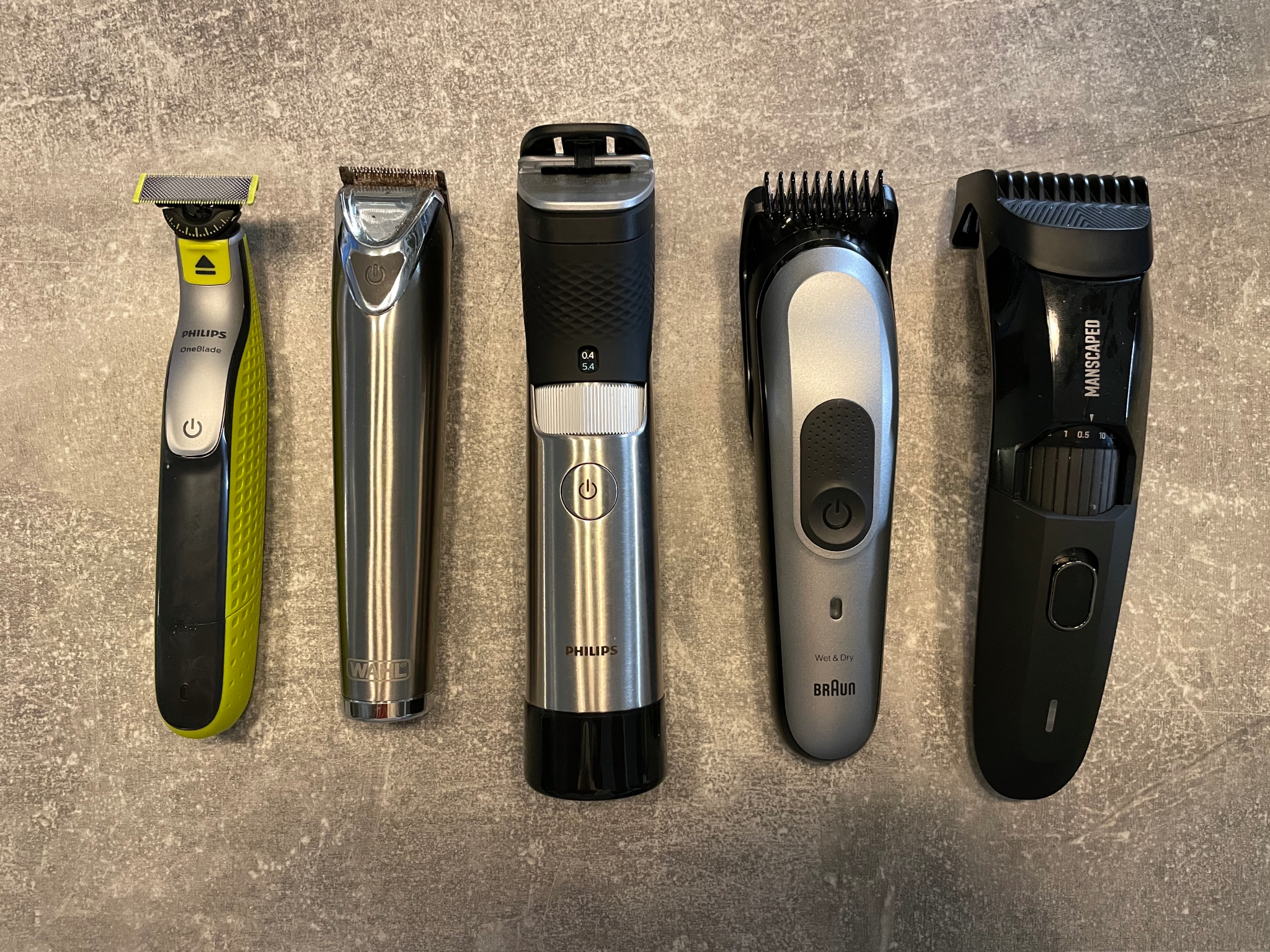 A selection of the tried and tested beard trimmers