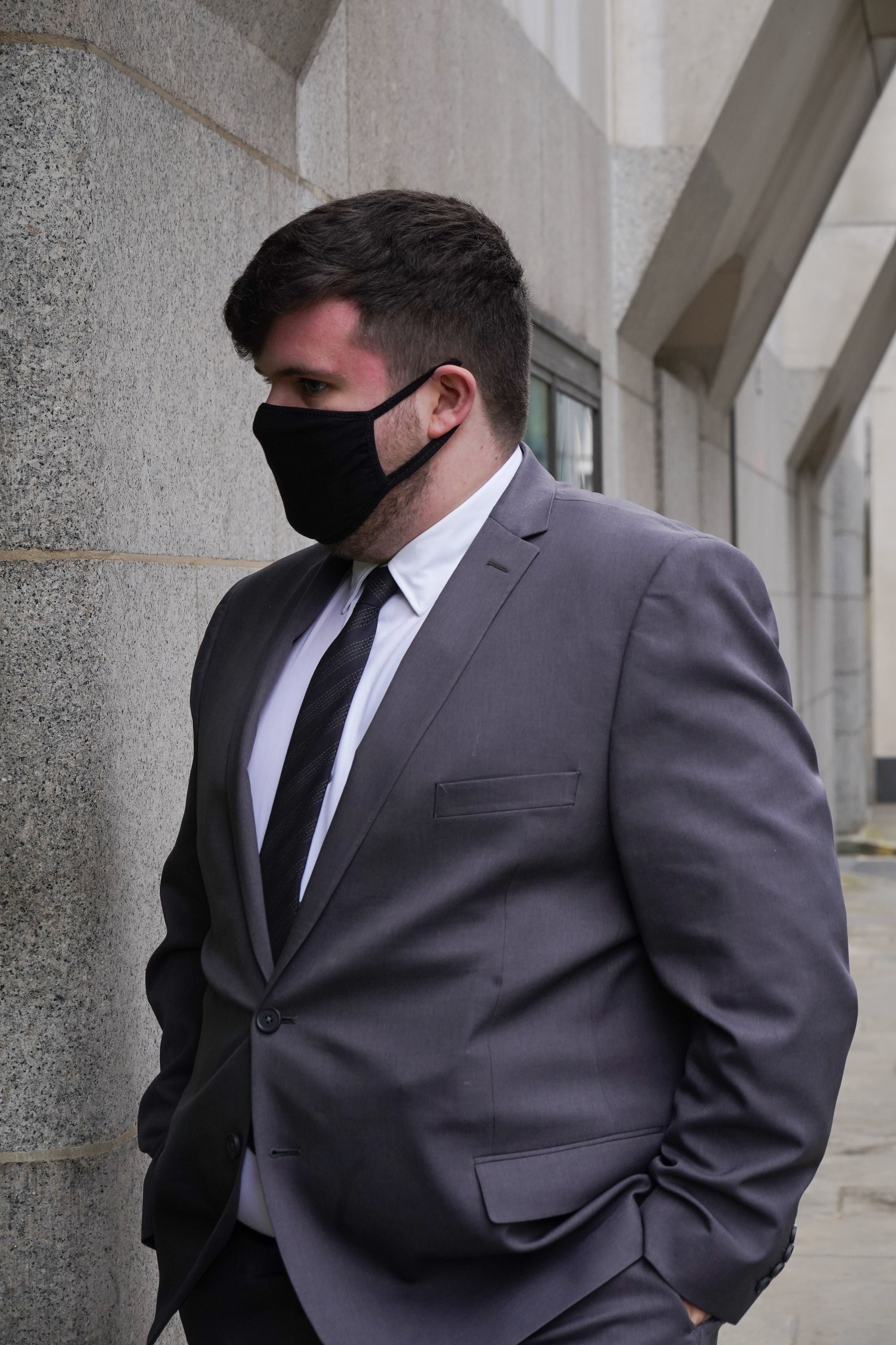 Jacob Crimi-Appleby previously arriving at the Old Bailey in central London, where he pleaded guilty to causing grievous bodily harm with intent to Marius Gustavson in February 2019 eiqrdiqutiqdhinv