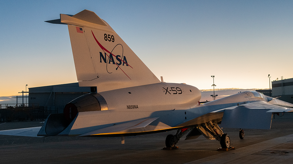 Watch: Nasa’s new ‘quiet’ supersonic jet unveiled for first time | The ...
