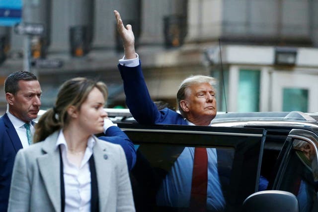 <p>Donald Trump is pictured in New York City on 11 January. </p>