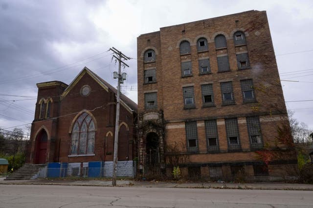 <p>Abandoned buildings stand in Braddock, Pennsylvania. US cities in the Northeast and Midwest are expected to be most heavily impacted by depopulation in the coming decades</p>
