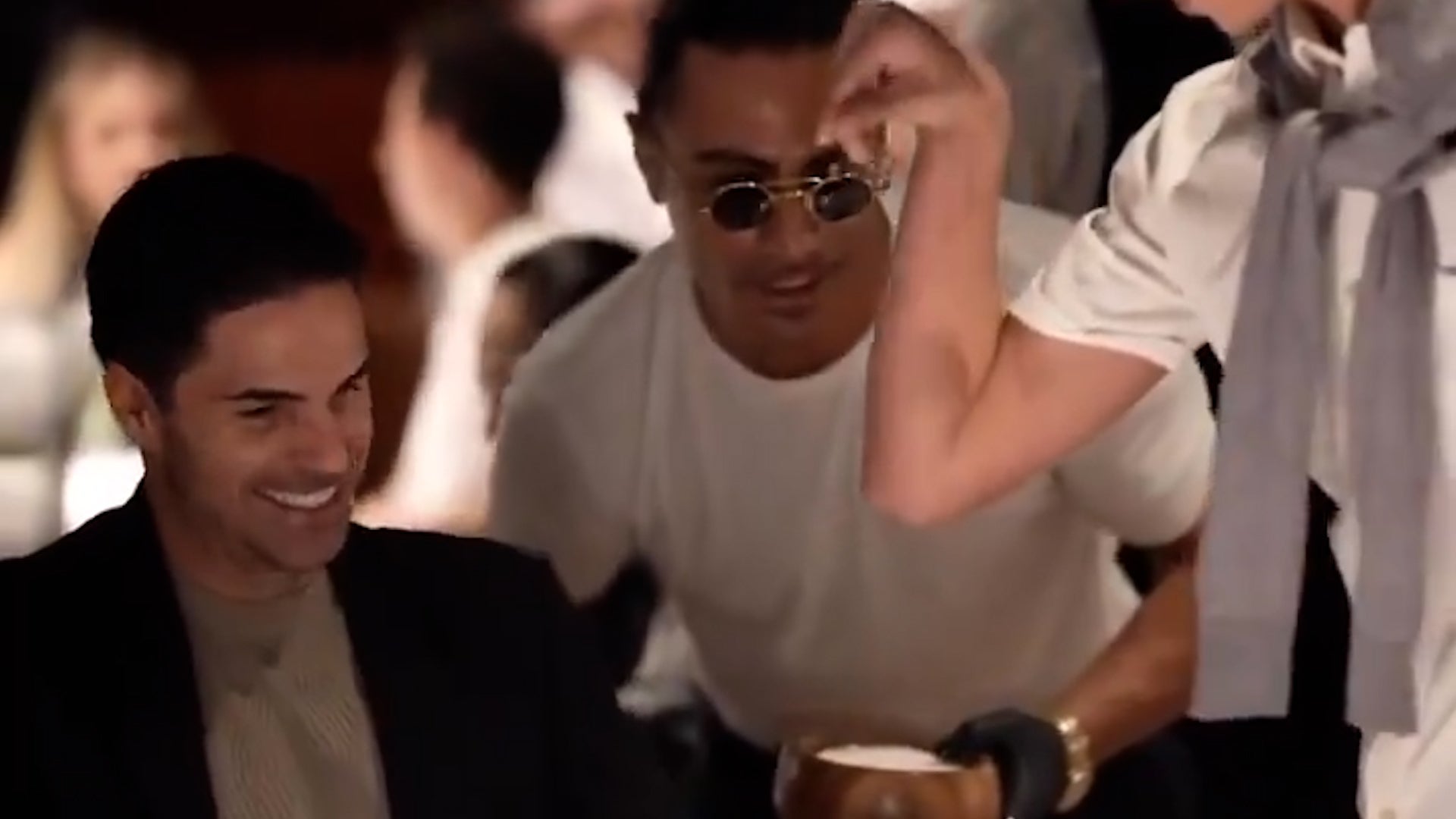 <p>Arsenal manager spotted eating steak straight from Salt Bae's fork</p>