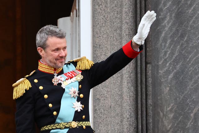 <p>Denmark’s Frederik gets emotional as he’s sworn in as King</p>