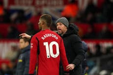 Erik ten Hag will ‘deal with’ Marcus Rashford after latest Manchester United controversy