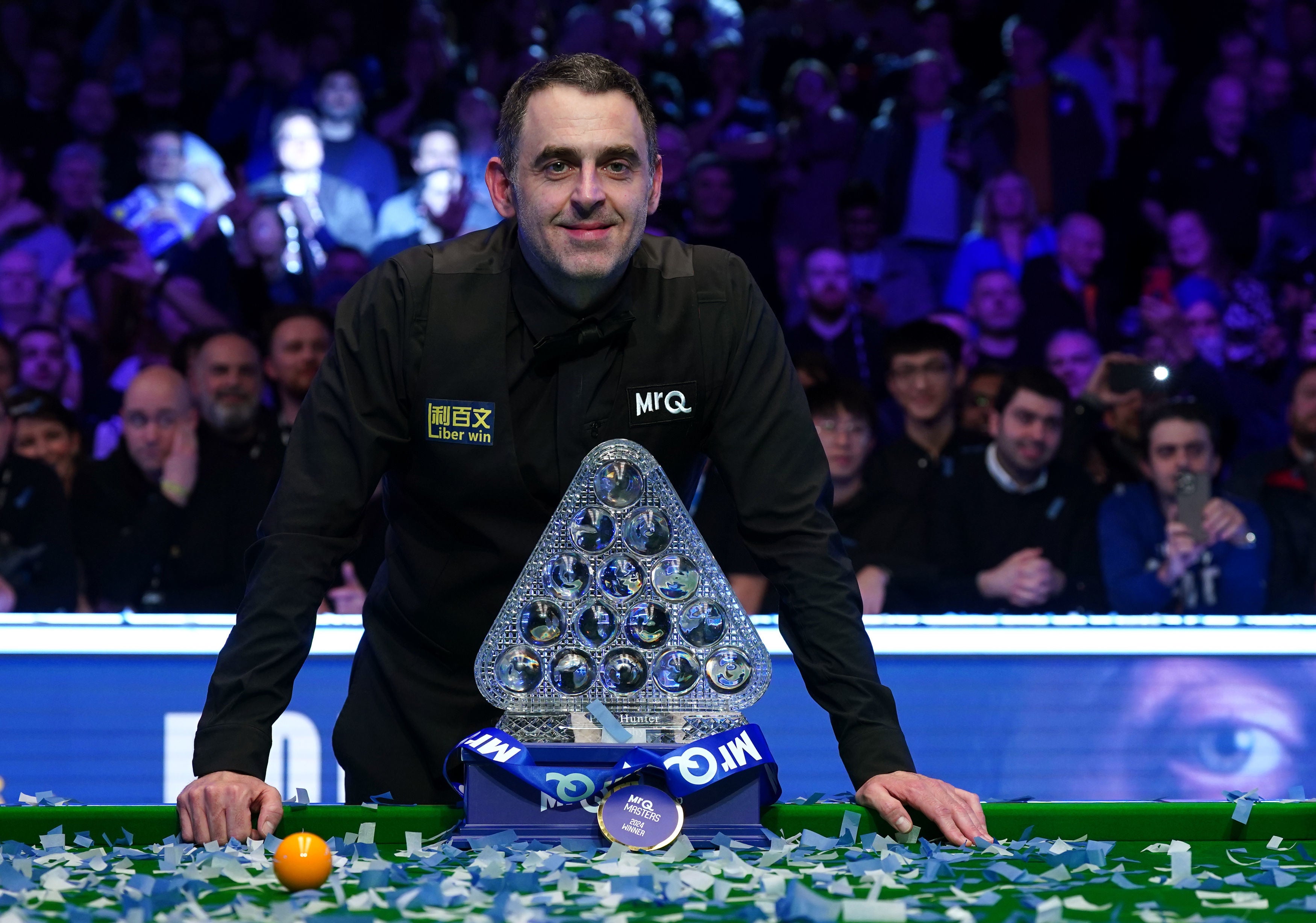 The Rocket claimed his eighth Masters crown with victory over Carter