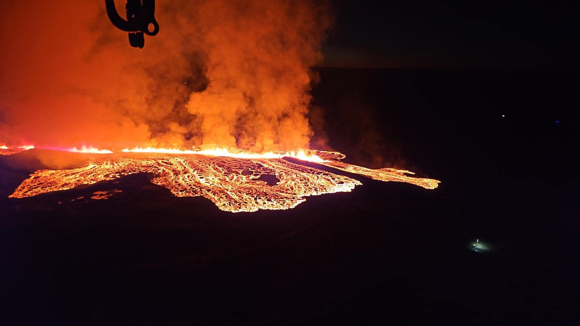 Volcano spews lava on Iceland’s Reykjanes peninsula