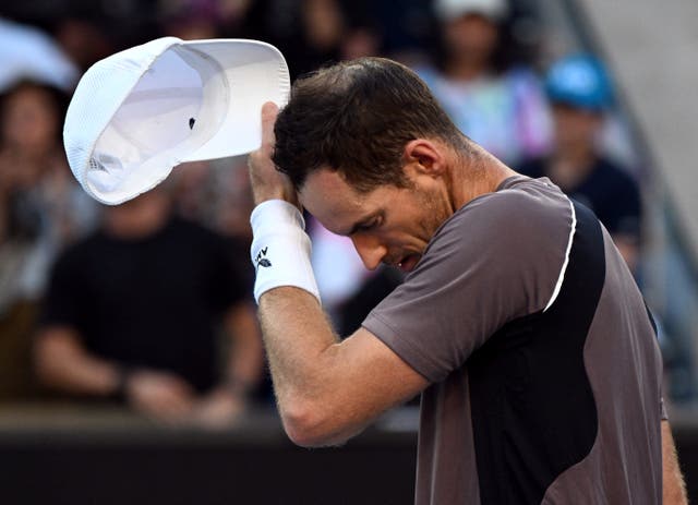 <p>Murray questioned his future after his first-round defeat </p>