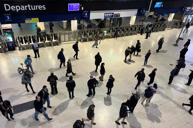 <p>Going places? Passengers at London Waterloo will be first to be hit by strikes, on Tuesday 30 January</p>