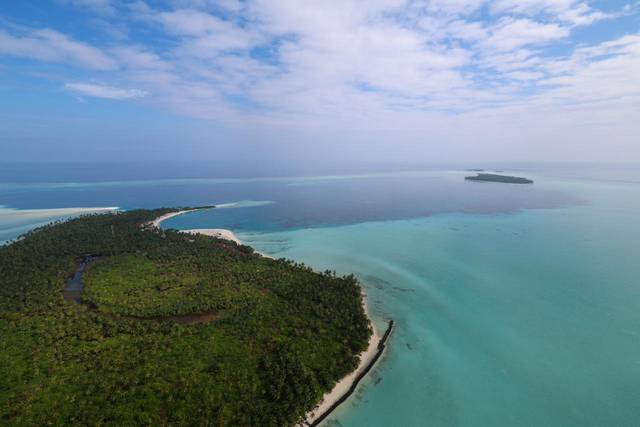 The Indian prime minister’s view of the green forests and waters of Lakshadweep