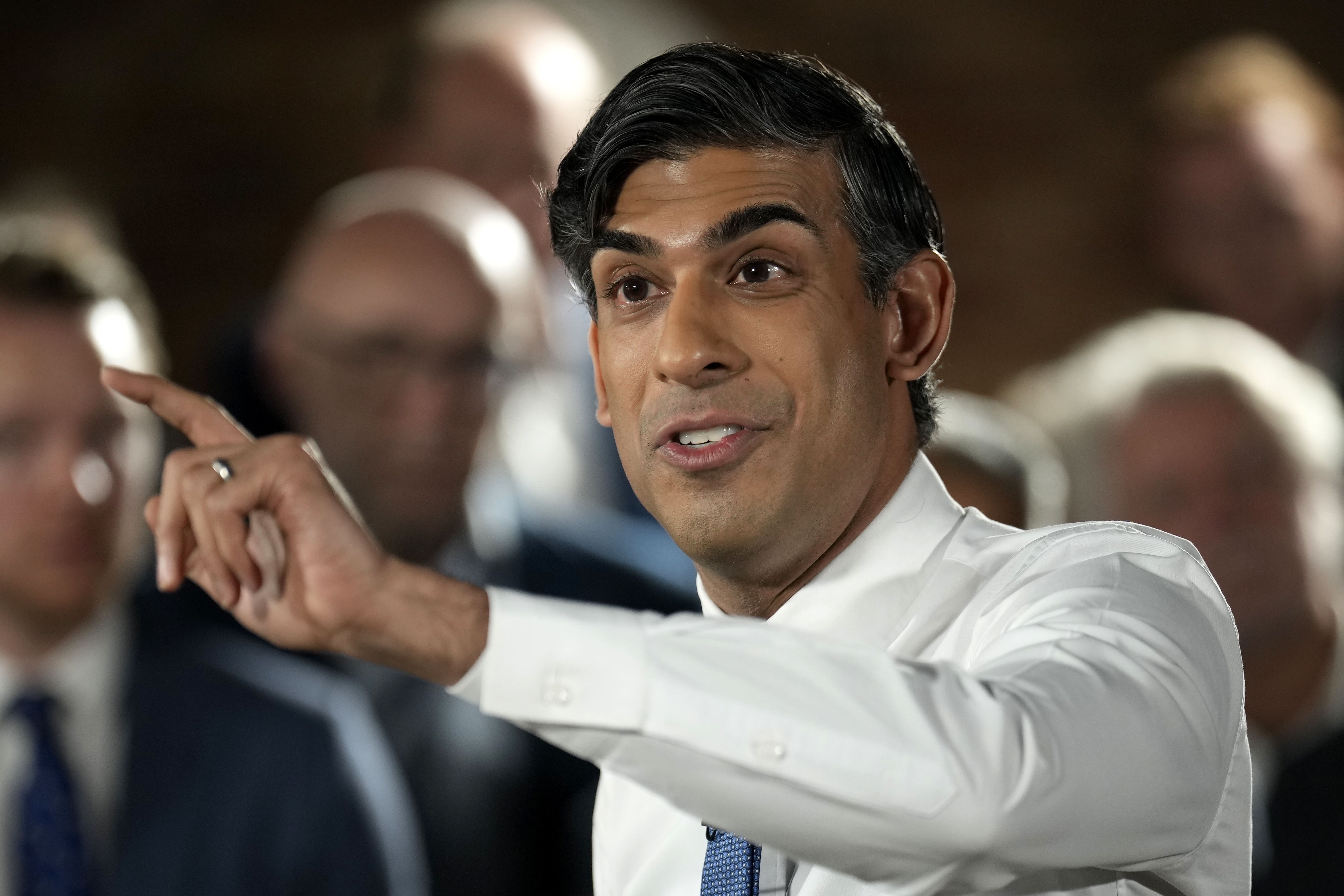 Prime Minister Rishi Sunak said the UK would not hesitate to protect the Red Sea (Christopher Furlong/PA)