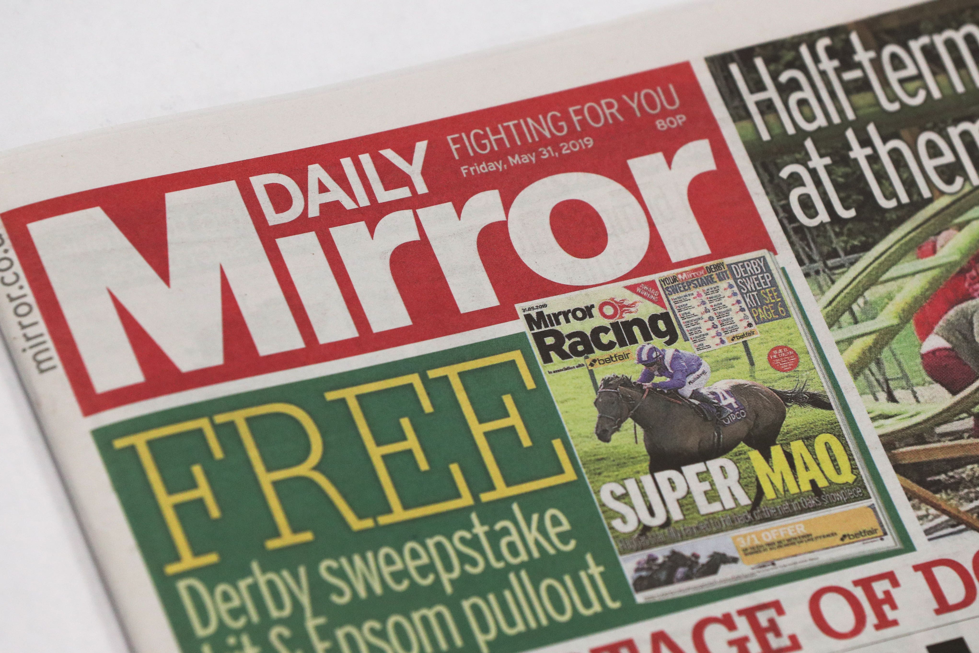 The Mirror’s editor-in-chief is stepping down after a more than 25-year career at the publication, owner Reach has announced (PA)