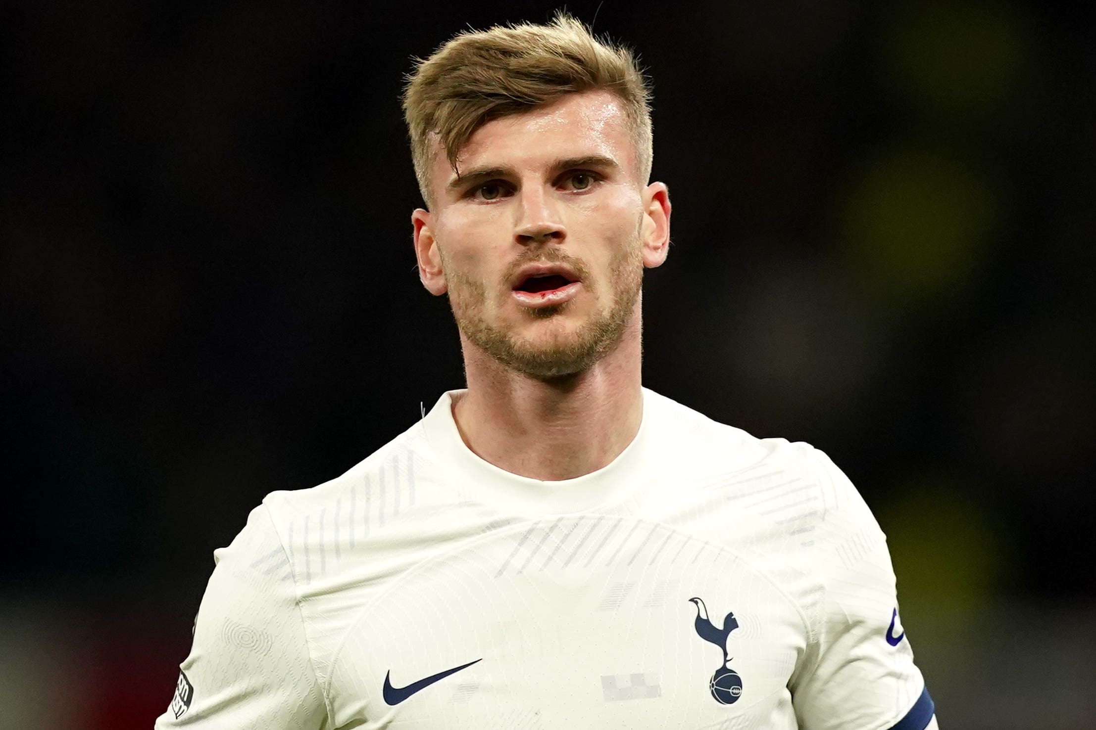 Tottenham star Micky van de Ven says the pace of Timo Werner makes him a real threat.