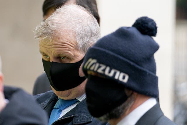 Kevin Sweeney (left) and Ian Beim arrive at Westminster Magistrates’ Court (/PA)