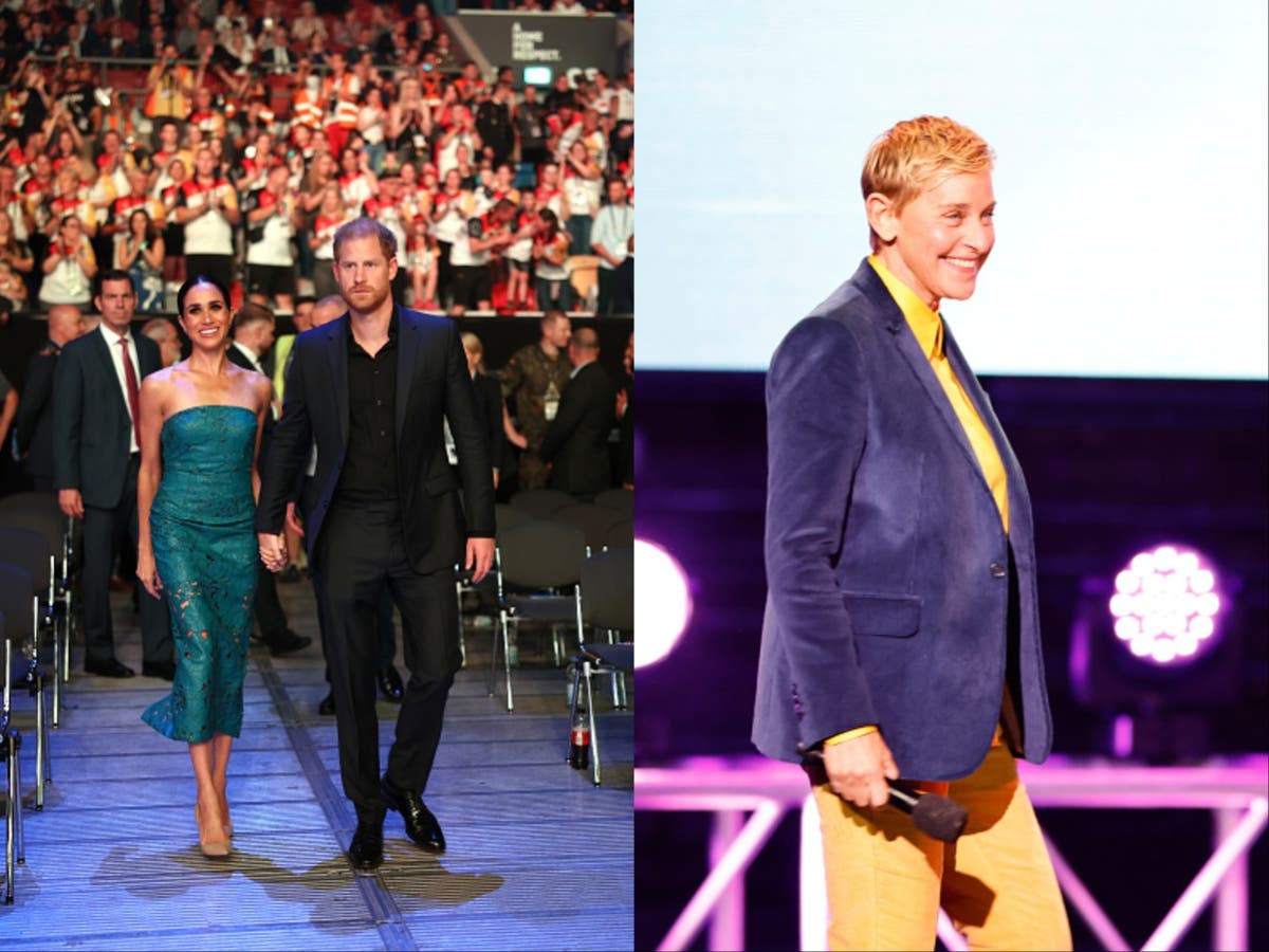 Ellen DeGeneres reveals Prince Harry and Meghan Markle adopted one of her chickens Ellen DeGeneres reveals Prince Harry and Meghan Markle adopted one of her chickens