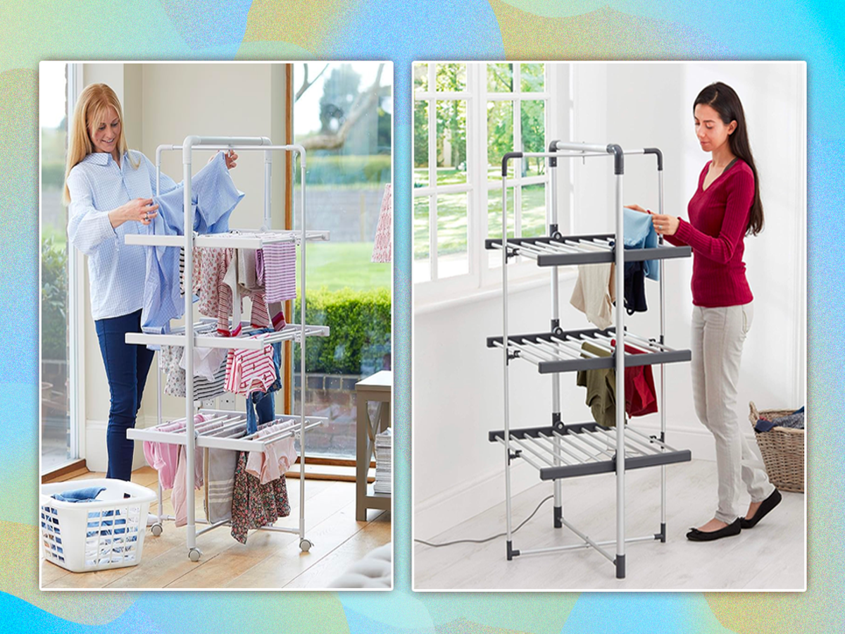 Glamhaus Electric Digital Heated Clothes Airer and Dryer 300w - Homefront