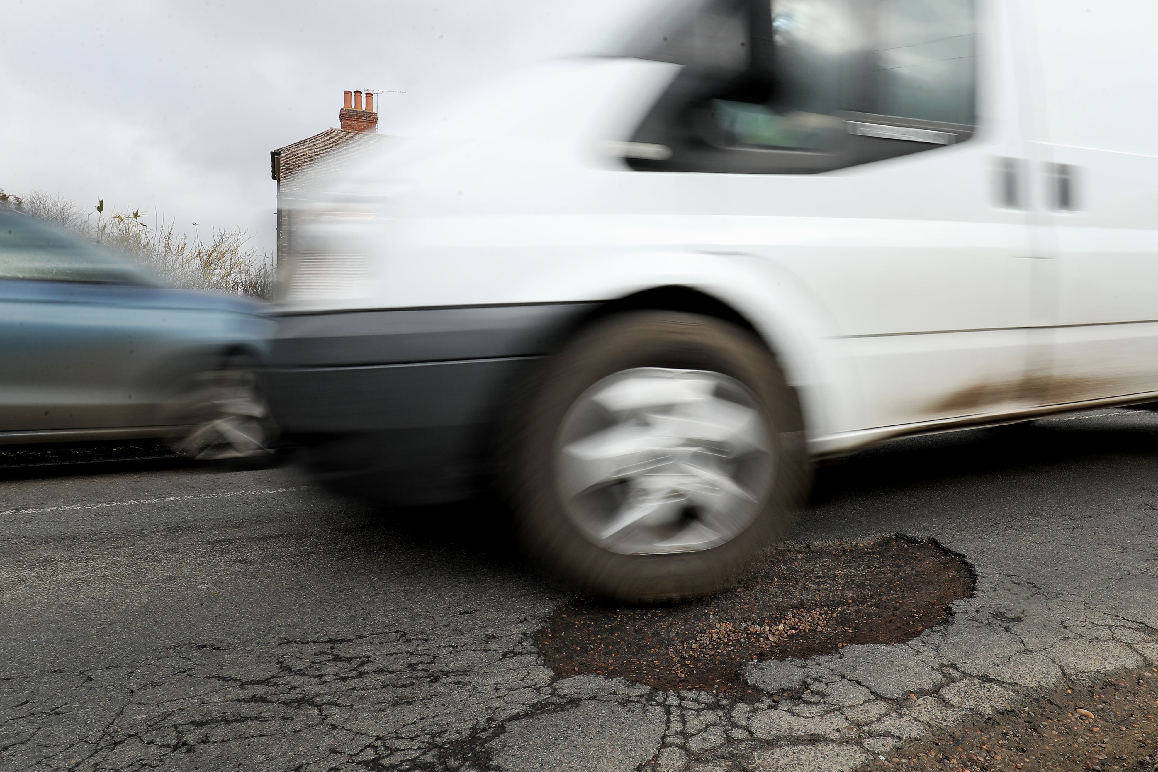 It’s possible to claim for pothole damage. (PA)