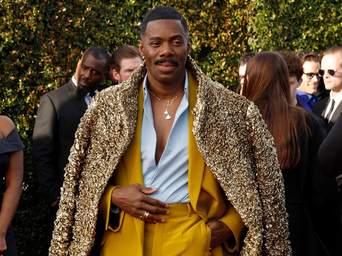 Colman Domingo turns heads with yellow Valentino suit at Critics Choice ...