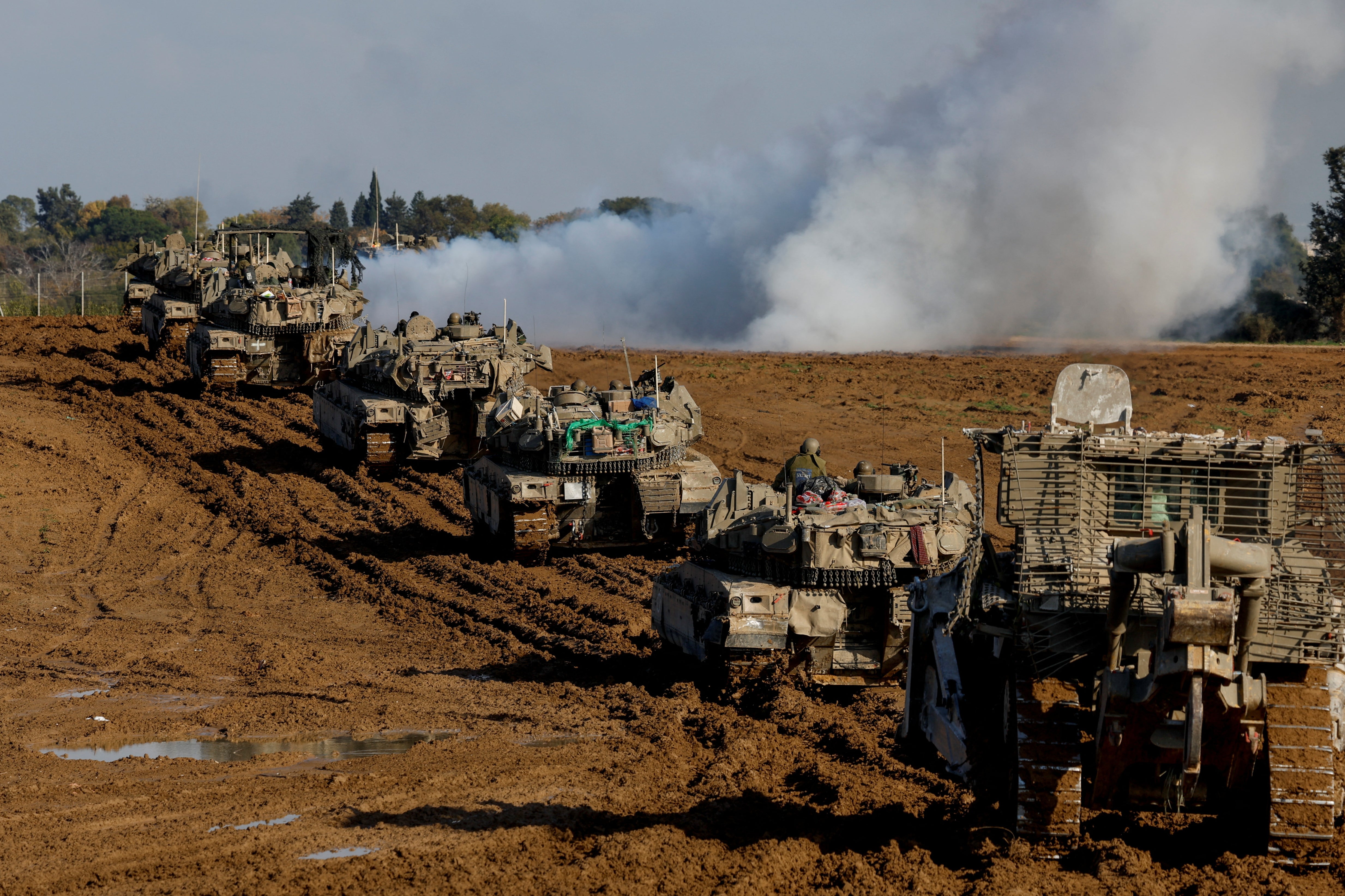 The Israeli military inside Gaza, where their ground operations relentlessly continue