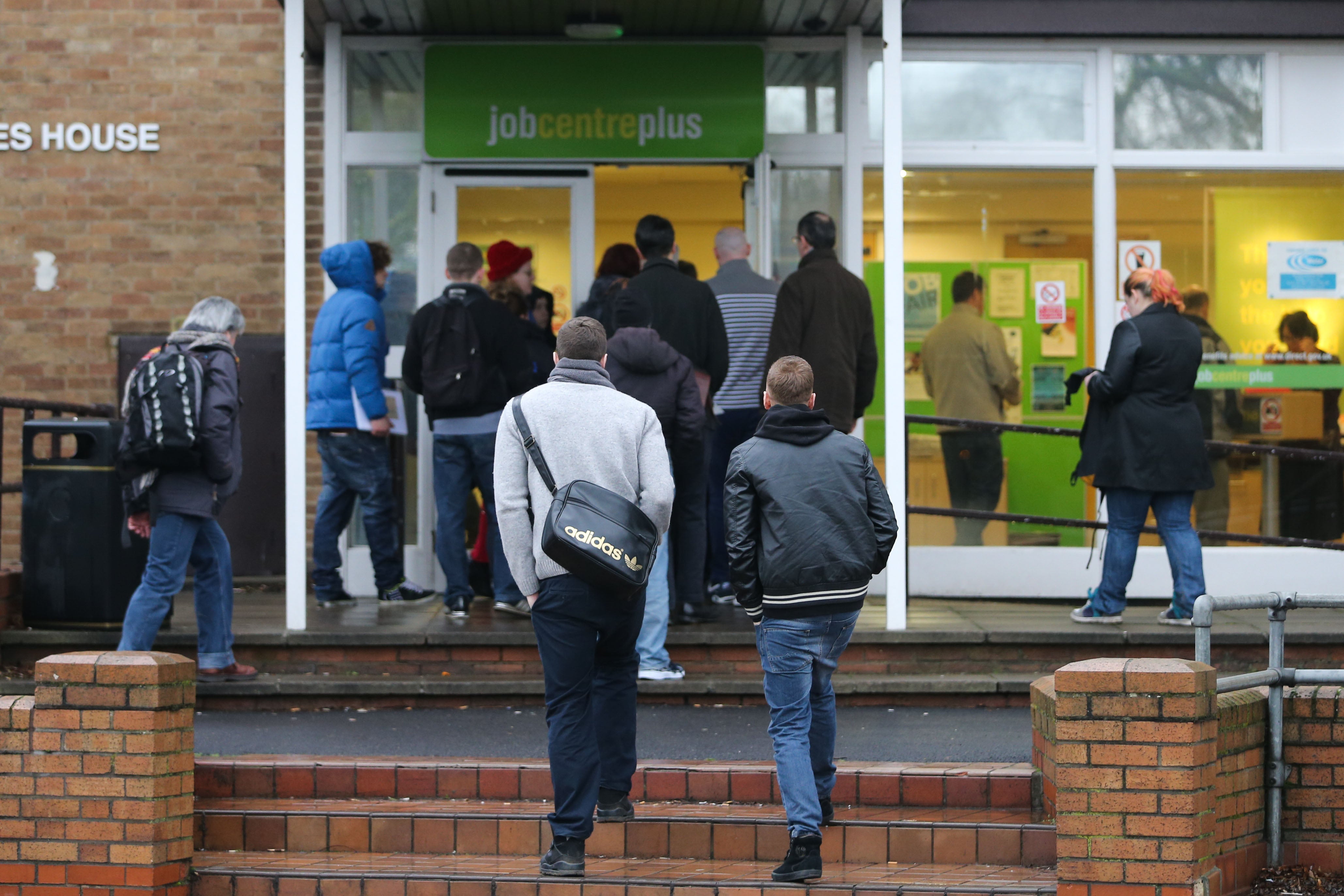 Unemployment rates soared after the banking crash