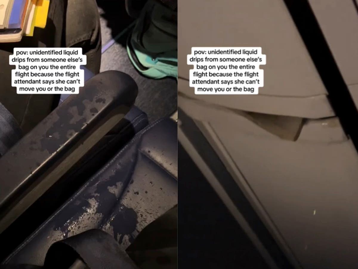 Southwest passenger says she was stuck under a leak for almost an entire flight Southwest passenger says she was stuck under a leak for almost an entire flight