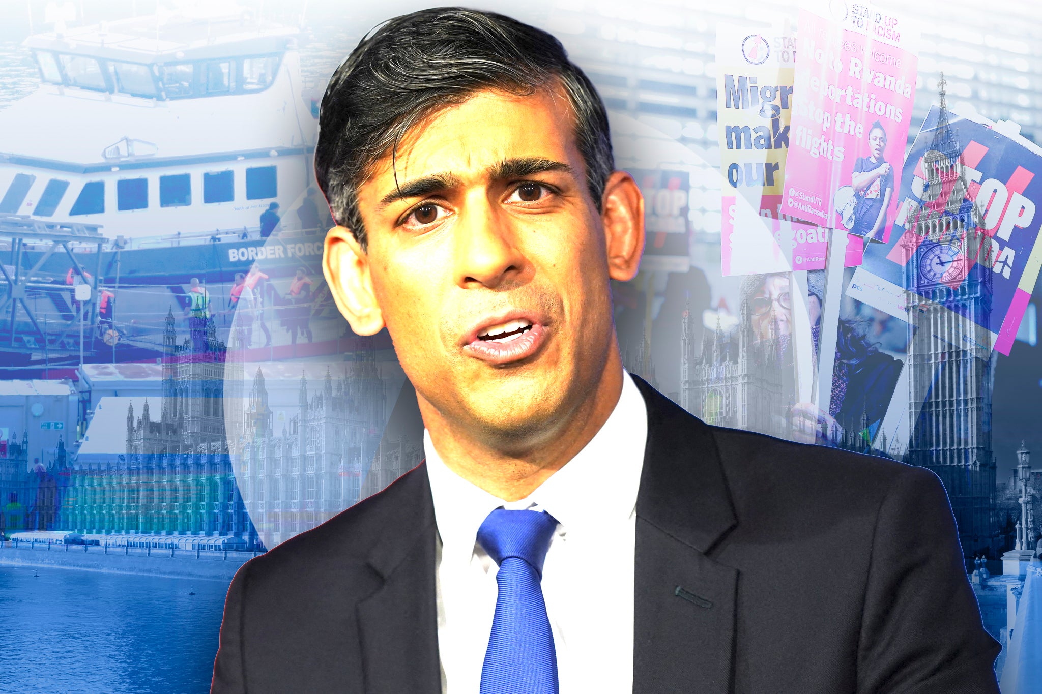 Ahead of the next election, Rishi Sunak has made ‘stopping the boats’ a key pledge of his leadership